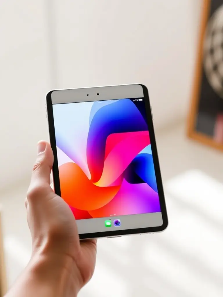 A photo showcasing a variety of iPad Mini 6 devices in different colors, emphasizing their compact size and portability for on-the-go use, suitable for wholesale distribution.